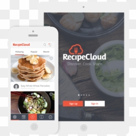 Recipe Cloud Ios Mockups - Iphone, HD Png Download - kolhapuri pheta png