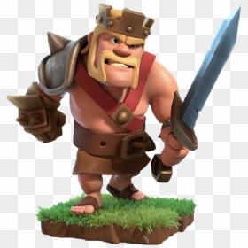 Barbarian King Coc Image - Clash Of Clans Barbarian King, HD Png Download - coc troops png