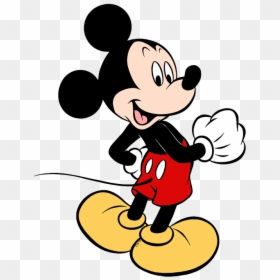 Mickey Mouse Back View - Mickey Mouse From Back, HD Png Download - mickey mouse cartoon images png
