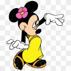 Minnie Mouse Beach Clipart - Mickey Mouse Cartoon Png, Transparent Png - mickey mouse cartoon images png