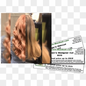 Hairdo Before And After - Blond, HD Png Download - men hair only png