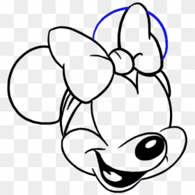 Collection Of Free Cartoon Drawing Minnie Mouse Download - Minnie Mouse Art Drawing Easy, HD Png Download - mickey mouse cartoon images png