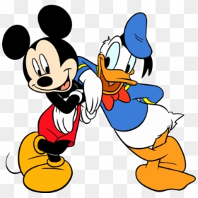 Free Download Clip Art - Mickey Mouse And Donald Duck, HD Png Download - mickey mouse cartoon images png