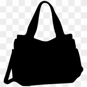 Bags Silhouette At Getdrawings - Handbag Silhouette Png, Transparent Png - bag clipart png