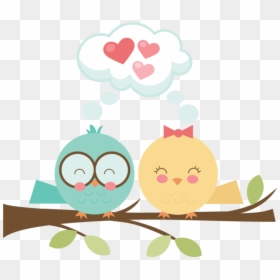 Cute Bird Clipart - Cute Love Bird Clipart, HD Png Download - nest clipart png