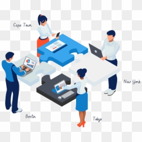 Conceptboard Remote Teams Working Together - 2019 Human Resource Strategy, HD Png Download - team png images