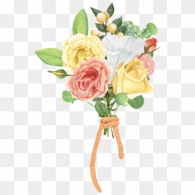 Hand Painted Beautiful Flower Bouquet Hd Png, Transparent Png - flowers images hd png