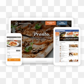 Free Online Ordering System For Restaurants - Restaurant Pronto Online Ordering, HD Png Download - restaurant food images png
