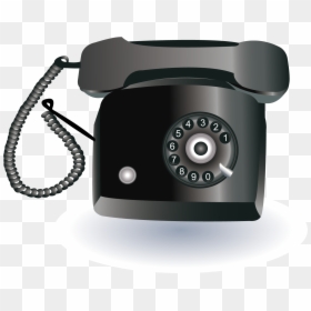 Telephone Blackberry Classic Landline - Transparent Black Landline, HD Png Download - telephone png image