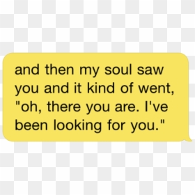 Message, Png, And Text Image - Transparent Png Tumblr Yellow, Png Download - quote text png