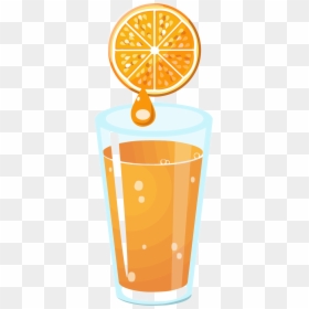 Juice Clipart Florida Orange - Glass Of Juice Clipart, HD Png Download - orange clipart png