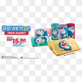 Transparent Exciting Clipart - Kfc Doraemon Blanket, HD Png Download - doraemon png images