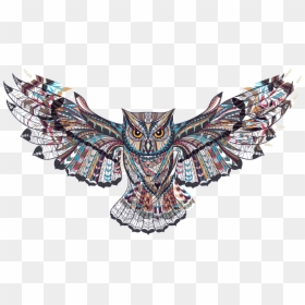Transparent Png Owl - Owl Tattoo Png, Png Download - neck tattoos png