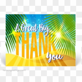 Professional Thank You Client Postcards - Graphic Design, HD Png Download - thanks you png