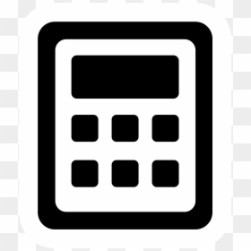 Png File Size Calculator - Calculator Black Png, Transparent Png - size icon png
