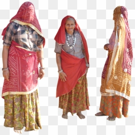 Indian Women Png Walking, Transparent Png - indian farmers png