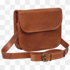 Double Utility Sling Bag - Messenger Bag, HD Png Download - leather bag png