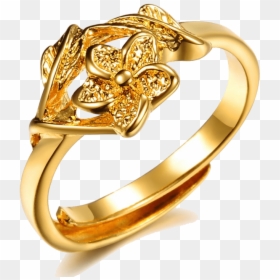 Gold-rings - Gold Ring Png Hd, Transparent Png - couple rings png
