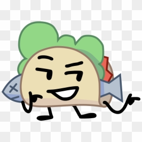 Battle For Dream Island Wiki - Bfb Taco, HD Png Download - taco.png