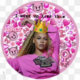 #beyonce #pink #aesthetic - Aesthetic Stickers Beyonce, HD Png Download - beyonce face png