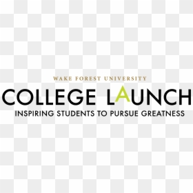 Wake Forest College Launch For Leadership, HD Png Download - wake forest logo png