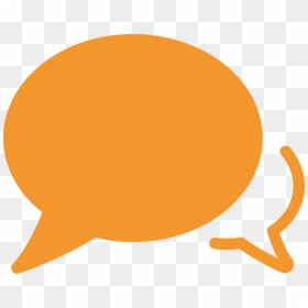 Talk Orange Icon Png, Transparent Png - talk icon png