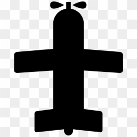 Army Airplane Shadow - Cross, HD Png Download - cross shadow png