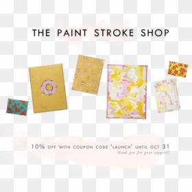 Paper, HD Png Download - gold paint stroke png