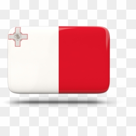 Rectangular Icon With Shadow - Flag Of Malta, HD Png Download - cross shadow png