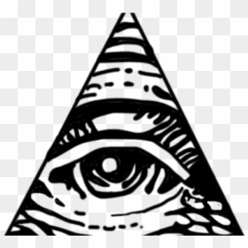Illuminati Triangle Cliparts - All Seeing Eye Illuminati Eye, HD Png Download - iluminati png