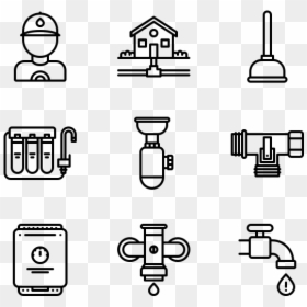 Plumber - Kitchen Utensils Icon Transparent Background, HD Png Download - plumber png