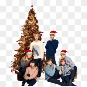 Bts Christmas Day 2017, HD Png Download - bts group png