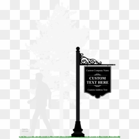 Aluminum Hanging Sign Wide, HD Png Download - blank hanging sign png