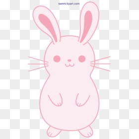 Transparent Bunny Rabbit Png - Cute White Cartoon Bunny, Png Download - kawaii bunny png