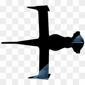 Cowboy Bebop Swordfish Silhouette, HD Png Download - cross shadow png