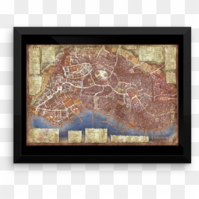 Transparent Paper Map Png - City Of Freeport Pathfinder, Png Download - poster frame png