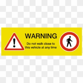 Pedestrian Warning Sign - Pedestrian Warning Signs, HD Png Download - pedestrian png