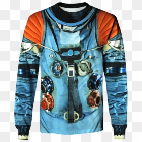Space Suit Shirt, HD Png Download - astronaut suit png