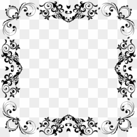 Picture Frame,heart,symmetry - Poetry Frame, HD Png Download - poster frame png