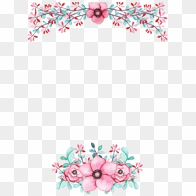 #flower #flor #ornament #ornamento #frame #moldura - Wedding Card Islamic, HD Png Download - molduras flores png