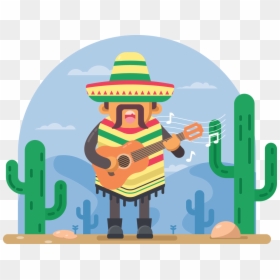 Picture - Cactus And Taco Cartoon, HD Png Download - chicas png