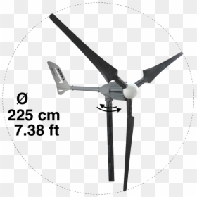 Wind Turbine, HD Png Download - turbine png