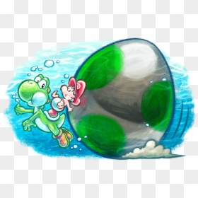 Where Can I Find Any Blue And Red Baby Yoshi Eggs - New Super Mario Bros Yoshi  Egg, HD Png Download - vhv