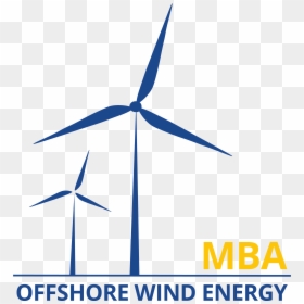 The Mba Logo For Offshore Wind Energy Mba - Project Management Offshore Wind, HD Png Download - turbine png