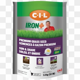 Cil Iron Premium Grass Seed Sun Shade - Happens When You Pour Fertiliser On Grass, HD Png Download - grass patch png