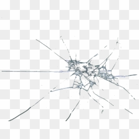 Transparent Glass Crack Png, Png Download - vidrio roto png