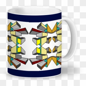 Caneca Figuras Geométricas 1 De Igino Imagensna - Coffee Cup, HD Png Download - figuras geometricas png