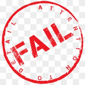Fail Svg, HD Png Download - red stamp png