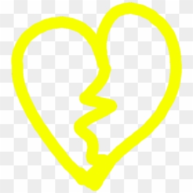 #amarillo💛 #corazon #corazonroto #sad #trapp - Heart, HD Png Download - corazon roto png
