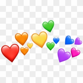 ##freetoedit #hearts #overlays #background #emoji #patterns - Rainbow ...